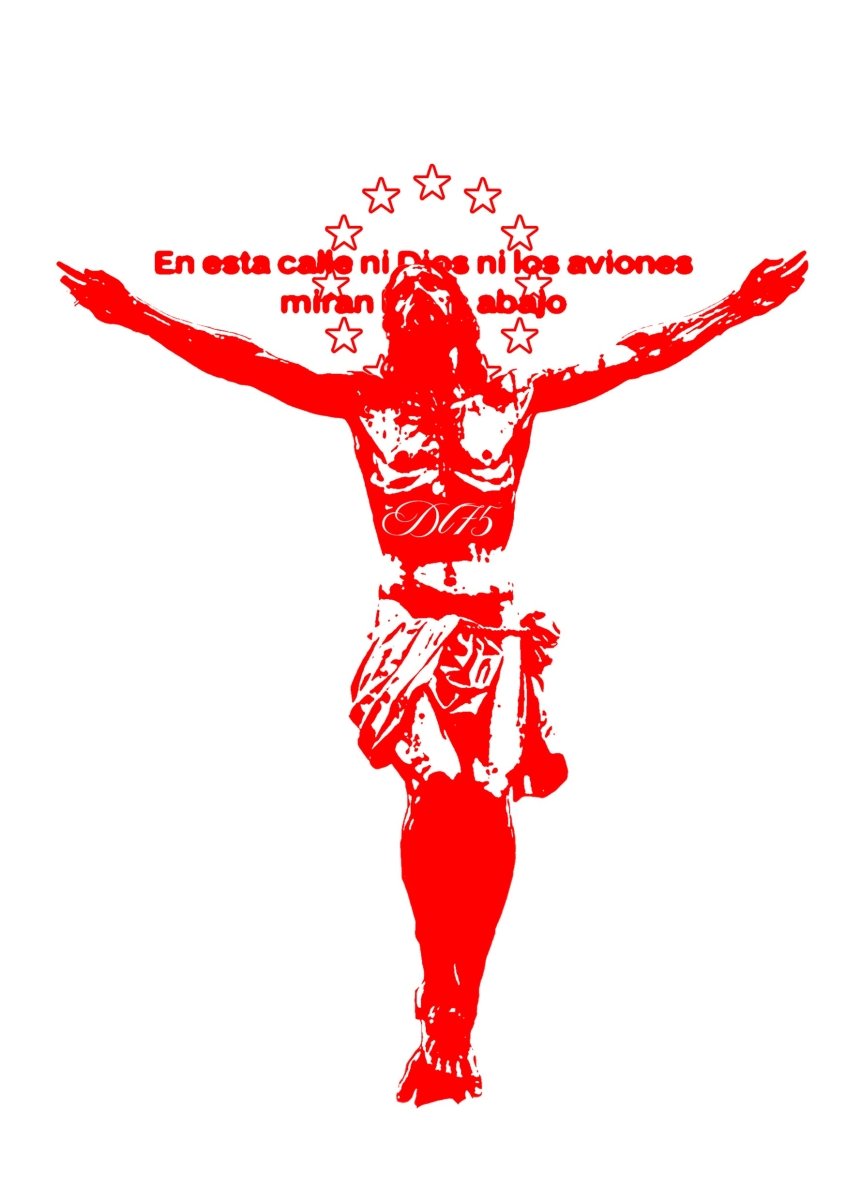 Lámina diseño - "En esta calle ni Dios ni los aviones miran hacia abajo" - DL75 Lámina diseño - "En esta calle ni Dios ni los aviones miran hacia abajo"