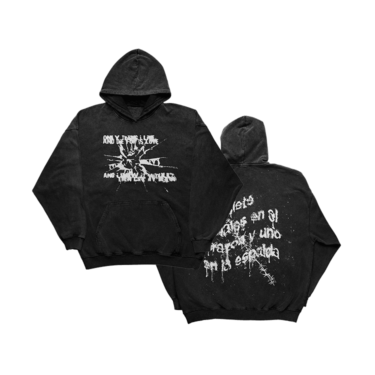 LOVE BLACK HOODIE - DL75 LOVE BLACK HOODIE